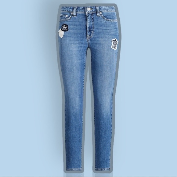 Lauren Ralph Lauren ‘Regal Straight Ankle Jean’ in “Empire Blue Wash” Size 18W - Picture 1 of 13